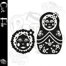 Matryoshka plotter file, pattern